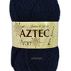 James C Brett Aztec Aran with Alpaca Knitting Wool 100g AL17 Navy