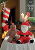 King Cole 9007 Knitting Pattern Santa and Rudolph toys and Stocking In King Cole Chunky & DK