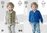 King Cole 4221 Knitting Pattern Boys Waistcoat and Cardigan in King Cole Big Value Baby DK
