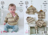 King Cole 4488 Knitting Pattern Sweaters, Slipovers and Hat in Drifter For Baby DK