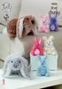 King Cole 9050 Knitting Pattern Toy Rabbits in Tinsel Chunky