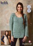 Stylecraft 9294 Crochet Pattern Womens Tunic and Waistcoat in Stylecraft Batik DK