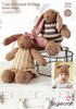 Stylecraft 9355 Knitting Pattern Blissful Bunny Toys & Hat Set in Stylecraft Special & Batik DK