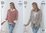 King Cole 4894 Knitting Pattern Womens Cardigan and Sweater in King Cole Authentic Chunky
