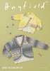 Sirdar 4841 Knitting Pattern Baby Girls Round and V Neck Cardigans in Hayfield Baby Blossom DK