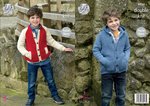 King Cole 4924 Knitting Pattern Childrens Jacket and Hoodie in King Cole Majestic DK
