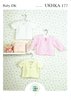 UKHKA 177 Knitting Pattern Baby Long and Short Sleeved Cardigans in Baby DK