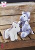 King Cole 9128 Knitting Pattern Pony Toys in King Cole Cottonsoft DK