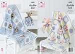 King Cole 5503 Crochet Pattern Baby Blankets and Comforter Toys in Cherished and Cherish Dash DK