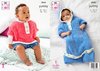 King Cole 5945 Knitting Pattern Baby Sleeping Bag Cape and Blanket in King Cole Yummy