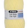 Patons Soft Baby Fab 4ply 100g Soft Lemon 120