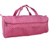 Oblong Pink Spotty Hobby Craft Storage Bag