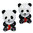 Hiya Hiya Panda Li Needle Point Protectors