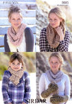 Sirdar Freya 9885 Knitting Pattern Winter Accessories