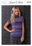 Ladies Sweater JB146 Knitting Pattern Passion Chunky