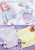 Sirdar Snuggly Baby Cotton DK 4418 Knitting Pattern Blankets Bibs