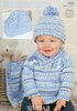 Sirdar Snuggly Baby Crofter DK 1926 Sweater Hat and Blanket