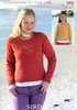 Girls and Womens Sweaters In Sirdar Country Style DK 9808 Knitting Pattern