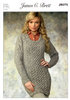 Ladies Sweater JB075 Knitting Pattern James C Brett