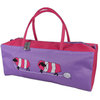 Jumpers Purple Rectangular Knitting Craft bag with 2 Sheep Design