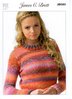 Ladies Sweaters JB090 James C Brett Knitting Pattern