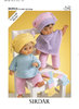 Sirdar 3123 Knitting Pattern Doll's Outfit in Hayfield Baby Bonus DK