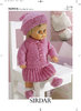 Sirdar 3119 Knitting Pattern Doll's Outfit in Hayfield Baby Bonus DK