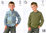 King Cole 3548 Knitting Pattern Boy's Jacket and Sweater in King Cole DK