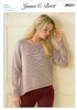 Ladies Sweater JB231 James C Brett Knitting Pattern