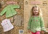 King Cole 3179 Knitting Pattern Baby Girls Sweater and Jackets in King Cole Comfort Chunky