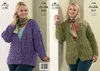 King Cole 3246 Knitting Pattern Cardigan and Jacket in King Cole Merino Blend DK
