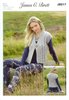 James C Brett JB217 Knitting Pattern Ladies Waistcoat in Amazon Super Chunky