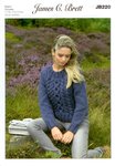 James C Brett JB220 Knitting Pattern Ladies Sweater in Amazon Super Chunky