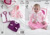 King Cole 3787 Knitting Pattern Jacket, Angel Top and Gilet in King Cole Cuddles Chunky