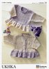 UKHKA 74 Knitting Pattern Baby  Dress and Cardigan in Baby DK