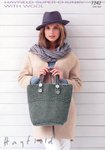 Sirdar 7242 Knitting Pattern Bag in Hayfield Super Chunky with Wool
