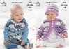King Cole 3558 Knitting Pattern Gilet, Jacket and Hat in King Cole DK