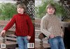 King Cole 3824 Crochet Pattern Sweaters in King Cole Super Chunky