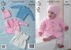 King Cole 3858 Knitting Pattern Coat, Sleeveless Coat, Sweater and Hat in King Cole Chunky
