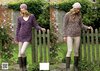 King Cole 3969 Knitting Pattern Sweater, Tunic and Hat in King Cole Moorland Aran and Fashion Aran