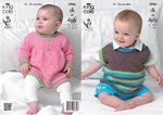 King Cole 3986 Knitting Pattern Angel Top and Pullover in King Cole Comfort DK or 4 Ply