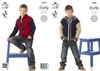 King Cole 3993 Knitting Pattern Boy's Jacket in King Cole Comfort Chunky