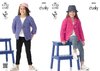 King Cole 3991 Knitting Pattern Girls Jacket in King Cole Comfort Chunky
