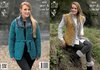 King Cole 4062 Knitting Pattern Jacket, Gilet and Boot Toppers in King Cole Aran and Luxe Fur