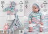 King Cole 4202 Knitting Pattern Babies' Cardigan, Blanket and Beret in King Cole Cherish DK