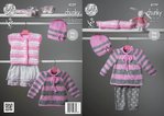 King Cole 4228 Knitting Pattern Outdoor Suit, Jacket, Hat and Top in King Cole Comfort Chunky
