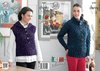 King Cole 4297 Knitting Pattern Sweater and Hoodie in King Cole Florence Chunky