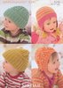 Sirdar 1242 Knitting Pattern Baby's & Child's Hats in Sirdar Snuggly DK