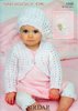 Sirdar 1860 Knitting Pattern Baby Girls Cardigan, Beret and Blanket in Sirdar Snuggly DK