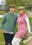 King Cole 4371 Knitting Pattern Tunic and Sweater in King Cole Merino Blend DK